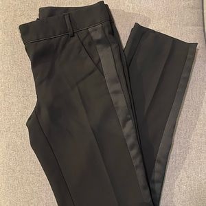 Loft Marisa Straight Leg Tuxedo Pants, Size 2